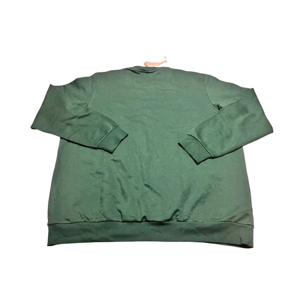 Adidas M Feelcozy Sweatshirt Mens 2XL‎ Collegiate Green Fleece Pullover